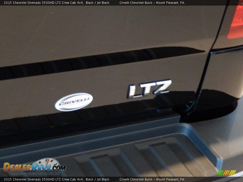 2015 Chevrolet Silverado 3500HD LTZ Crew Cab 4x4 Black / Jet Black Photo #10