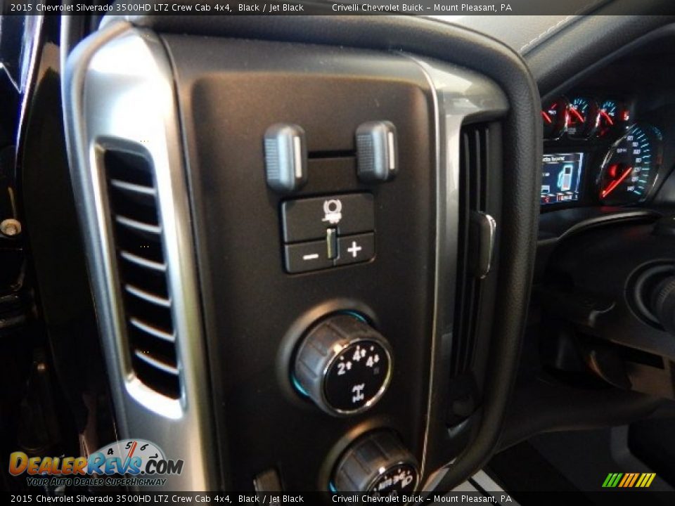2015 Chevrolet Silverado 3500HD LTZ Crew Cab 4x4 Black / Jet Black Photo #15