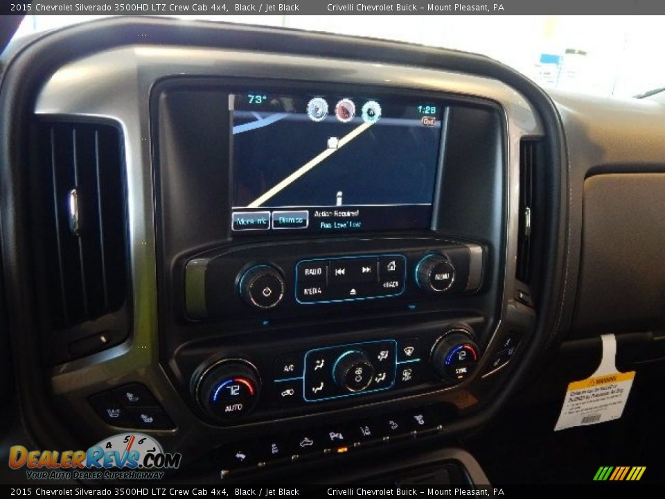 2015 Chevrolet Silverado 3500HD LTZ Crew Cab 4x4 Black / Jet Black Photo #19
