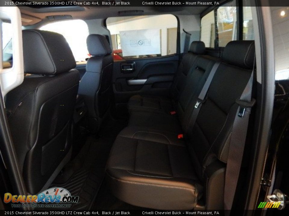 2015 Chevrolet Silverado 3500HD LTZ Crew Cab 4x4 Black / Jet Black Photo #23