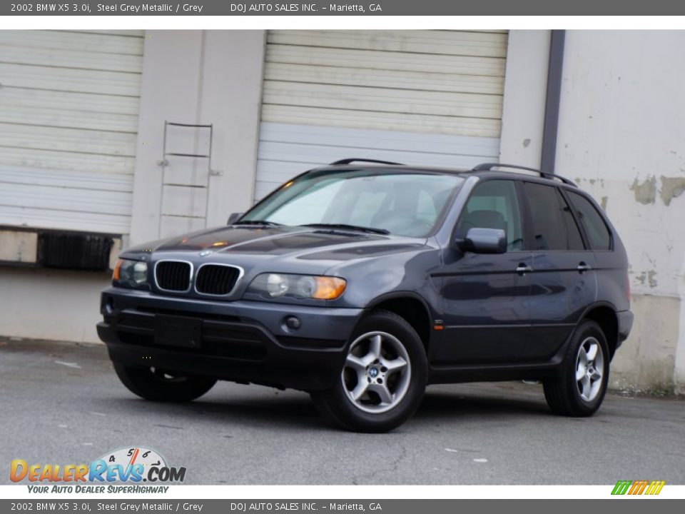 2002 BMW X5 3.0i Steel Grey Metallic / Grey Photo #1