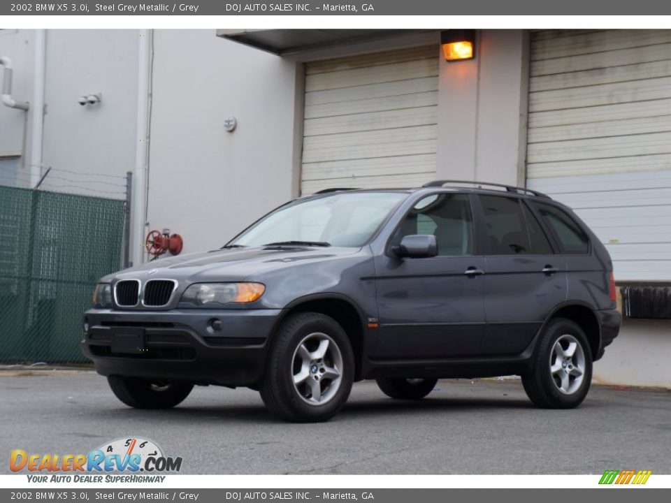 2002 BMW X5 3.0i Steel Grey Metallic / Grey Photo #5