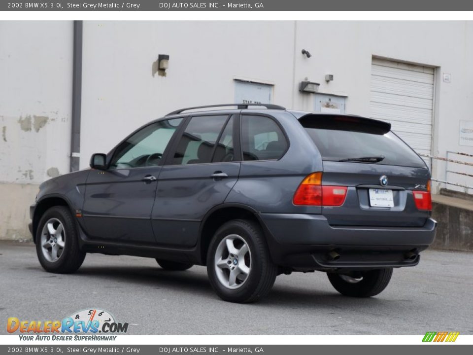 2002 BMW X5 3.0i Steel Grey Metallic / Grey Photo #6