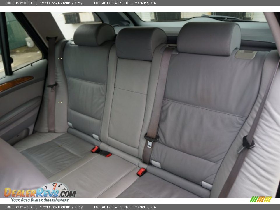 2002 BMW X5 3.0i Steel Grey Metallic / Grey Photo #9