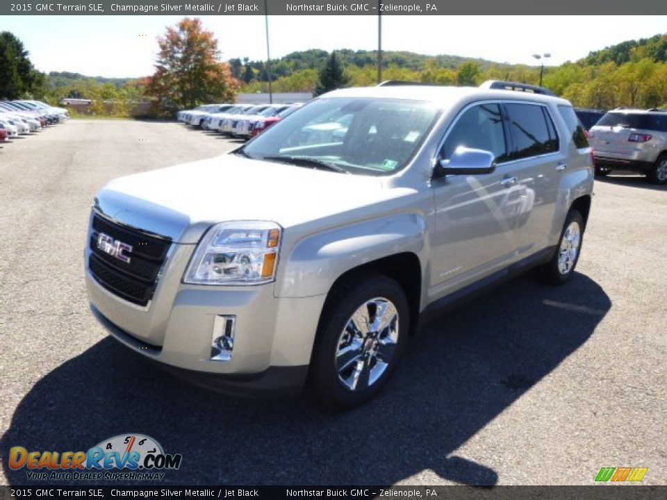 2015 GMC Terrain SLE Champagne Silver Metallic / Jet Black Photo #1