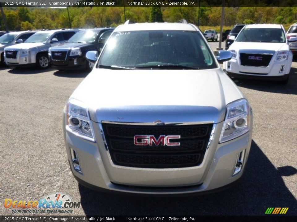 2015 GMC Terrain SLE Champagne Silver Metallic / Jet Black Photo #2
