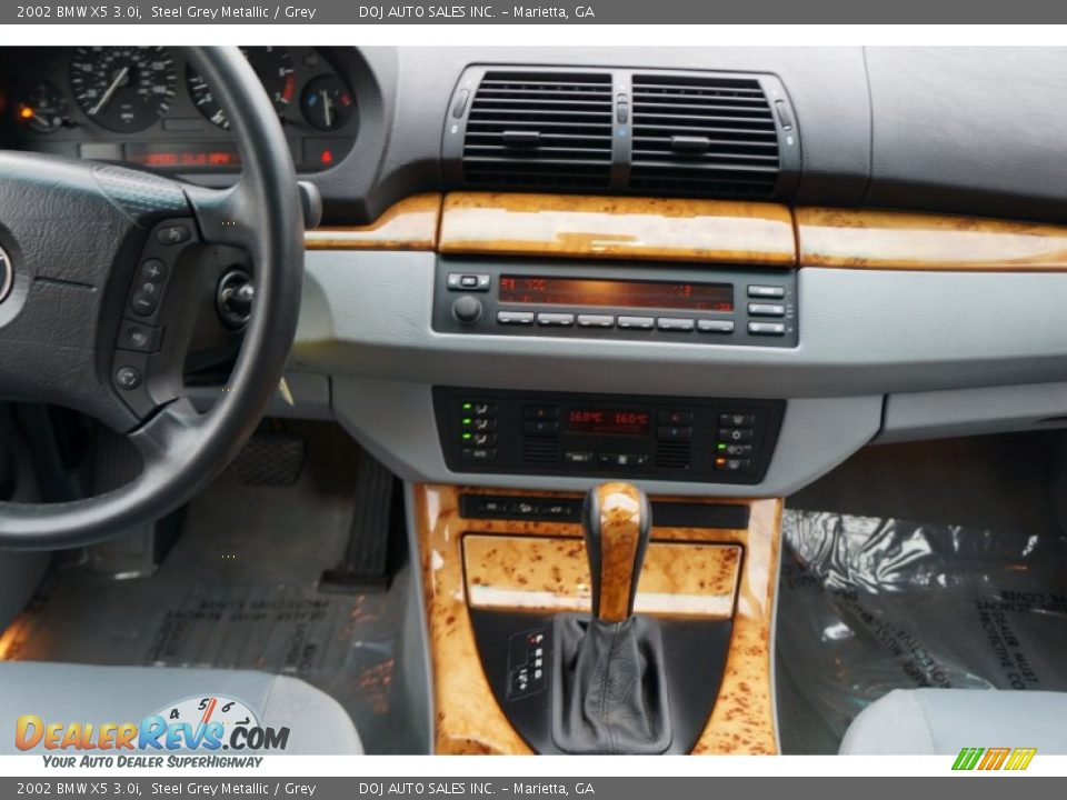 2002 BMW X5 3.0i Steel Grey Metallic / Grey Photo #11