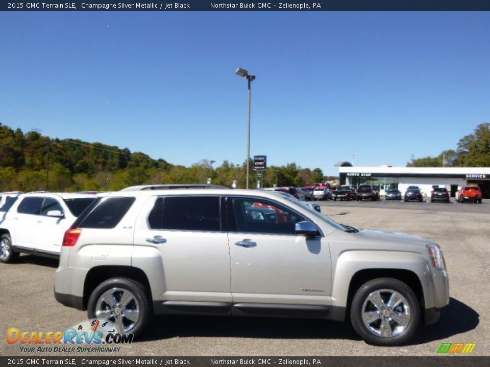2015 GMC Terrain SLE Champagne Silver Metallic / Jet Black Photo #4