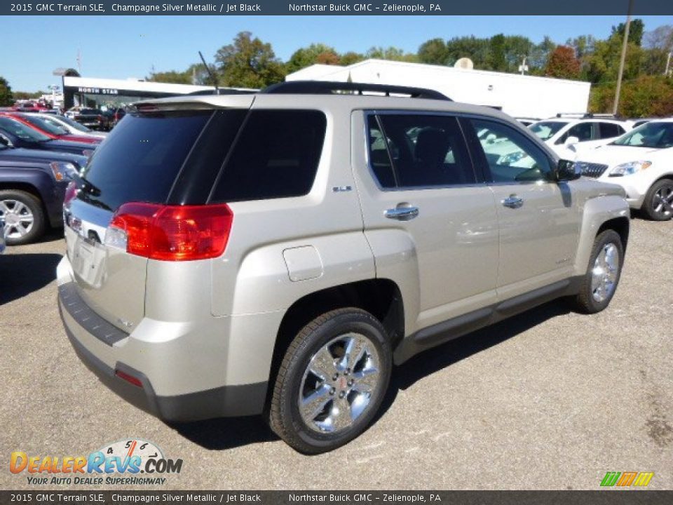 2015 GMC Terrain SLE Champagne Silver Metallic / Jet Black Photo #5