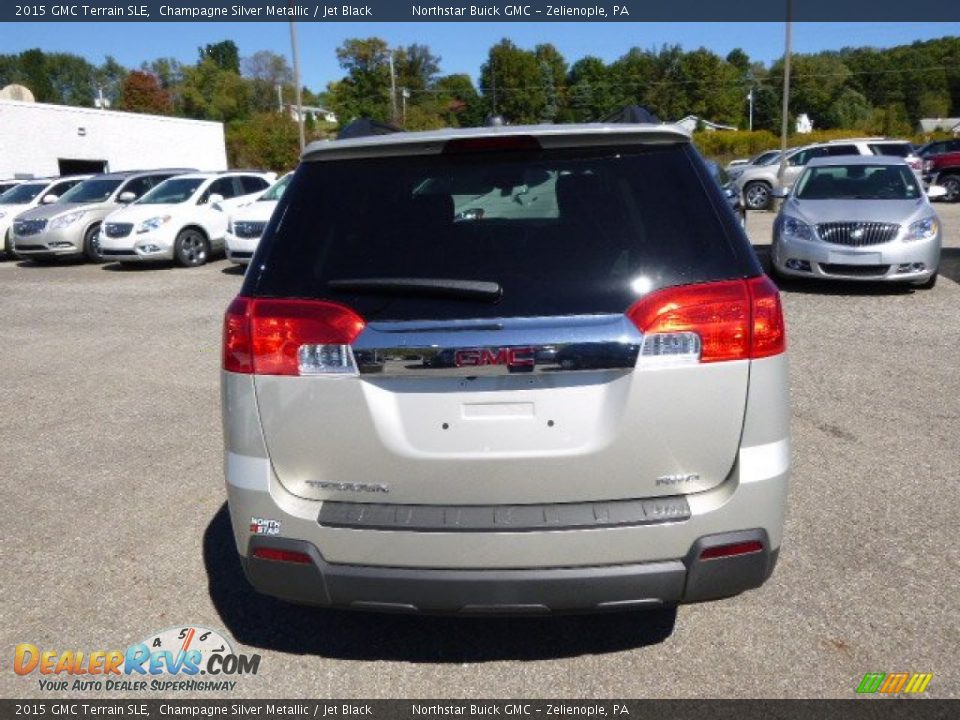 2015 GMC Terrain SLE Champagne Silver Metallic / Jet Black Photo #6
