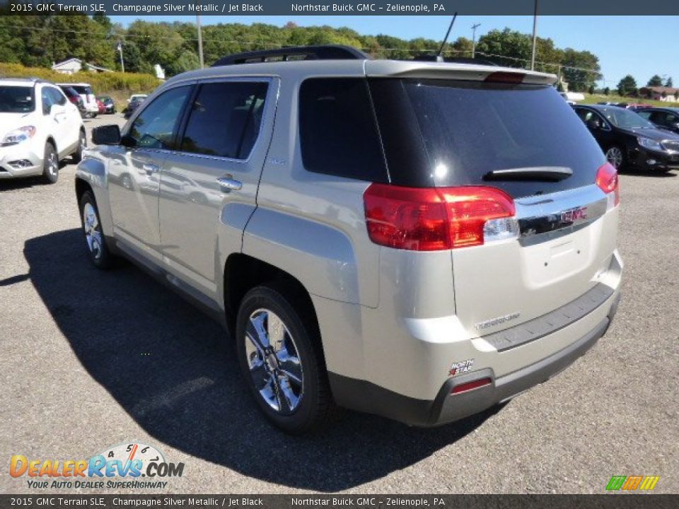 2015 GMC Terrain SLE Champagne Silver Metallic / Jet Black Photo #7