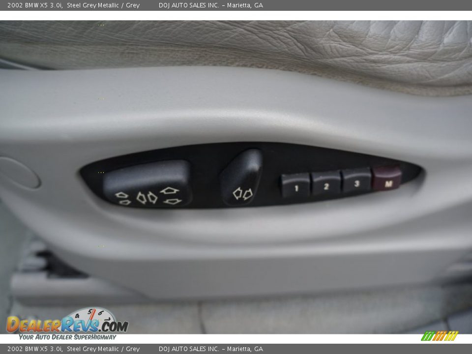 2002 BMW X5 3.0i Steel Grey Metallic / Grey Photo #17