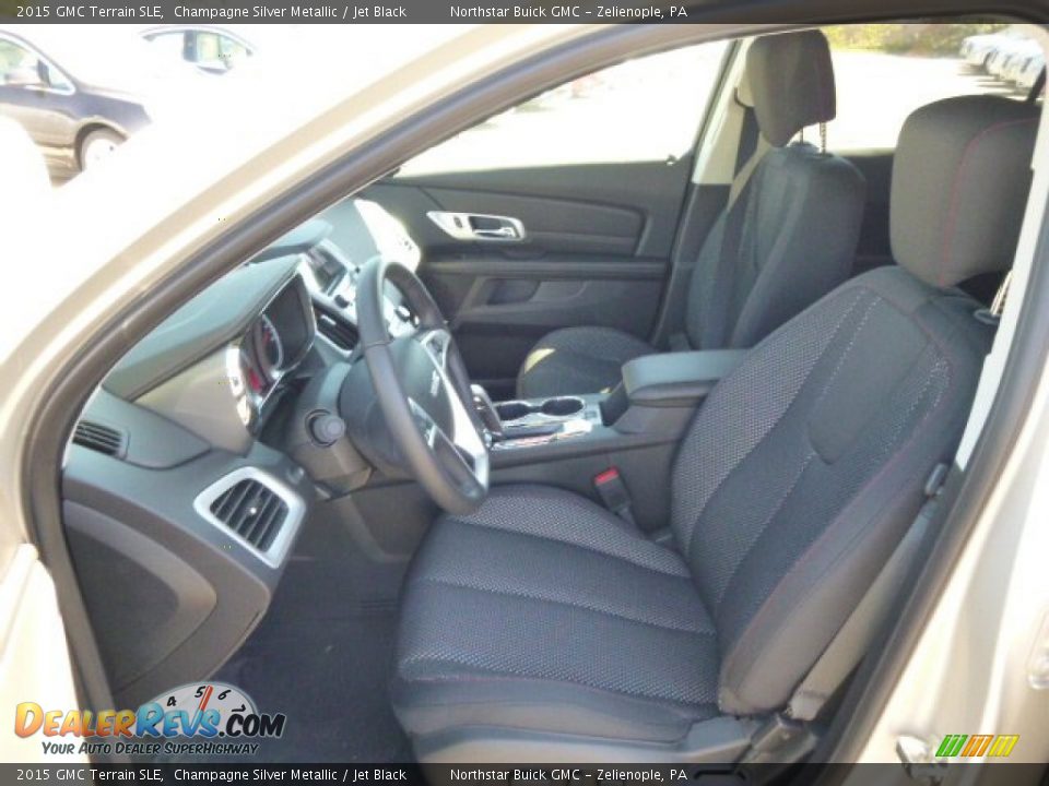 2015 GMC Terrain SLE Champagne Silver Metallic / Jet Black Photo #9