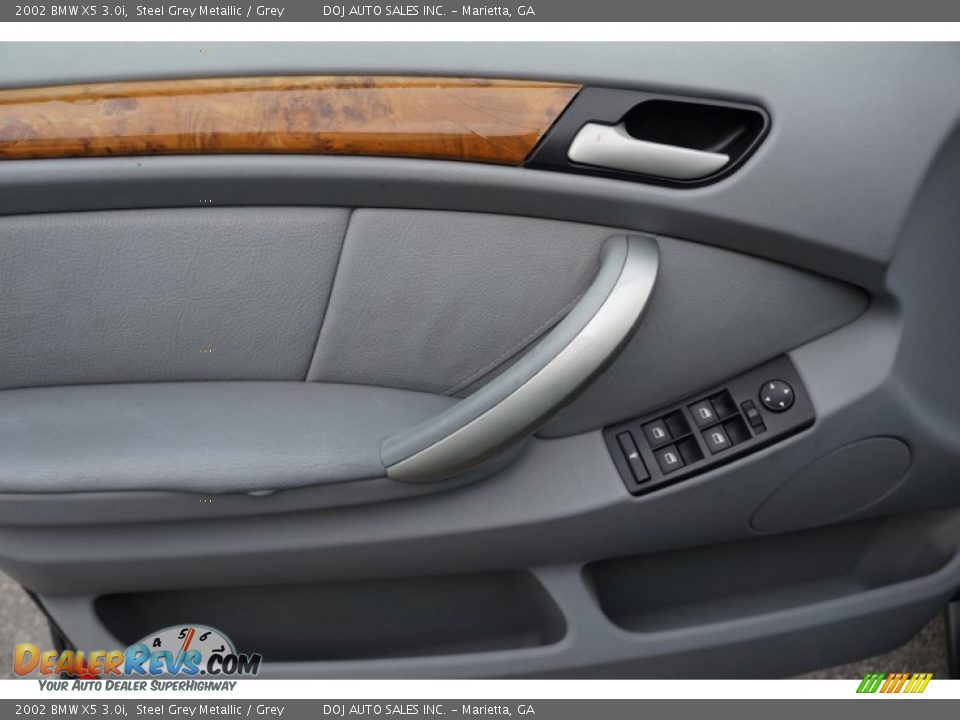 2002 BMW X5 3.0i Steel Grey Metallic / Grey Photo #18