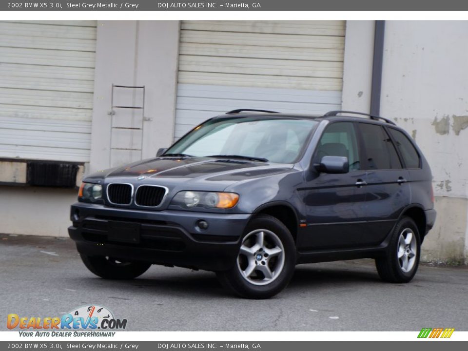 2002 BMW X5 3.0i Steel Grey Metallic / Grey Photo #20