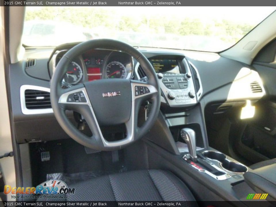 2015 GMC Terrain SLE Champagne Silver Metallic / Jet Black Photo #13