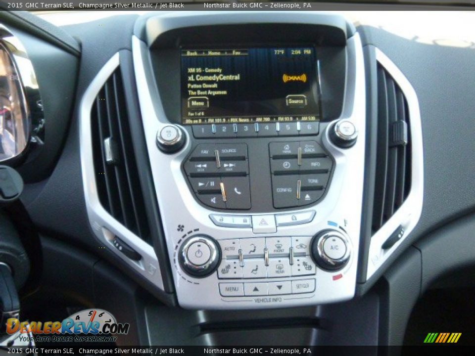 2015 GMC Terrain SLE Champagne Silver Metallic / Jet Black Photo #14