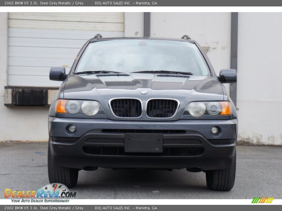2002 BMW X5 3.0i Steel Grey Metallic / Grey Photo #23
