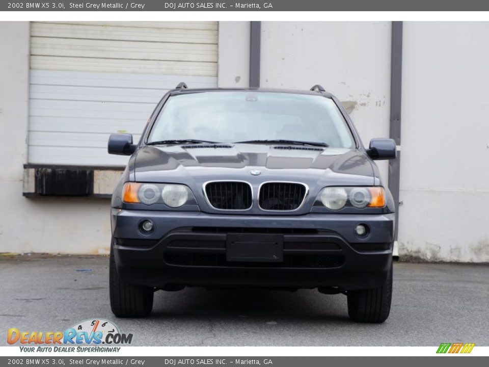 2002 BMW X5 3.0i Steel Grey Metallic / Grey Photo #24