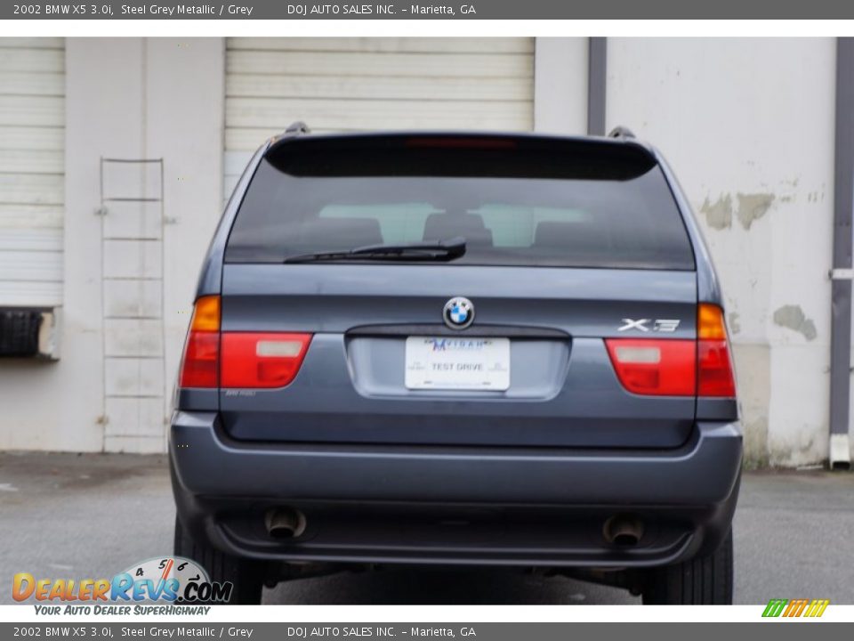 2002 BMW X5 3.0i Steel Grey Metallic / Grey Photo #26