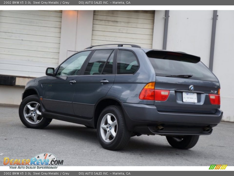 2002 BMW X5 3.0i Steel Grey Metallic / Grey Photo #27