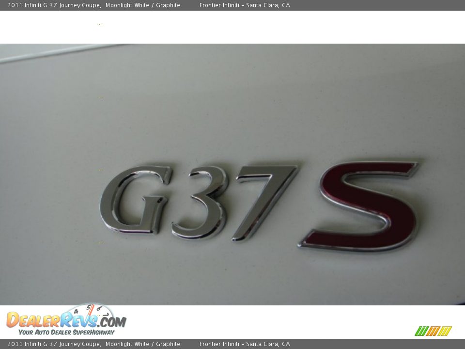 2011 Infiniti G 37 Journey Coupe Moonlight White / Graphite Photo #20