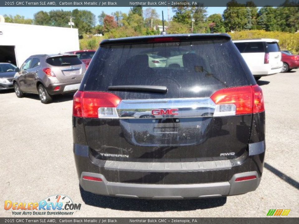 2015 GMC Terrain SLE AWD Carbon Black Metallic / Jet Black Photo #6