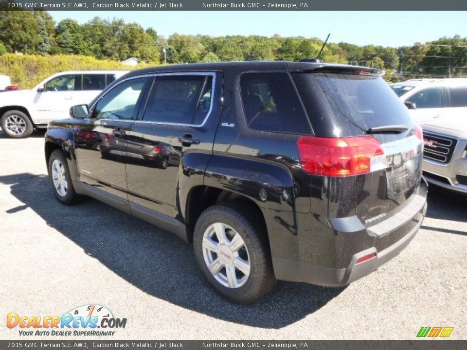 2015 GMC Terrain SLE AWD Carbon Black Metallic / Jet Black Photo #7