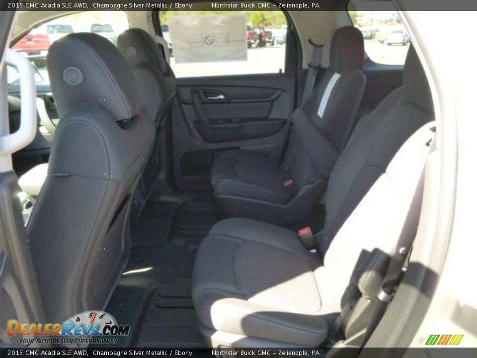 2015 GMC Acadia SLE AWD Champagne Silver Metallic / Ebony Photo #11