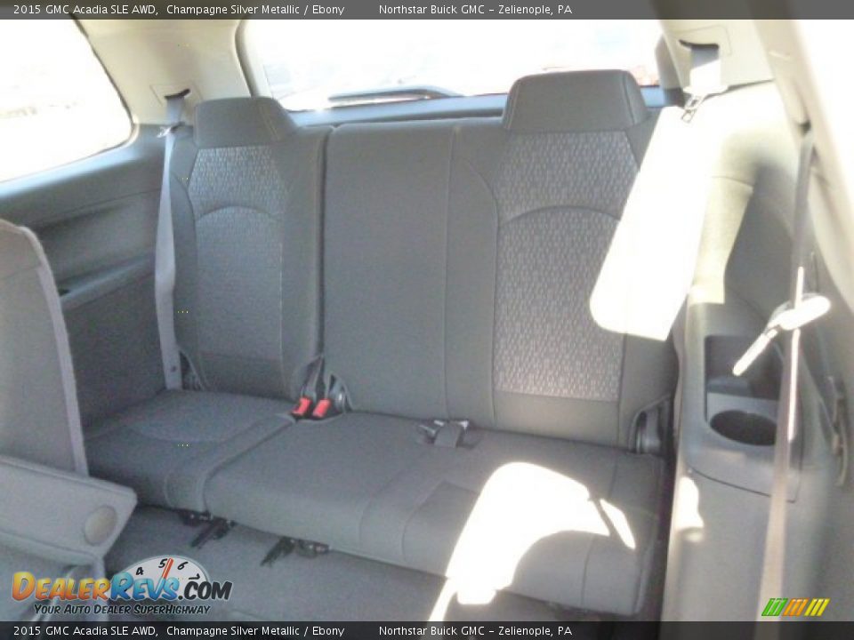 2015 GMC Acadia SLE AWD Champagne Silver Metallic / Ebony Photo #12