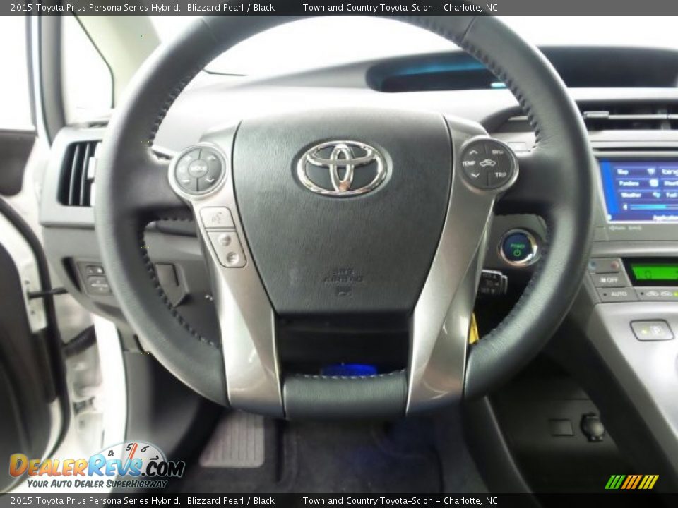 2015 Toyota Prius Persona Series Hybrid Steering Wheel Photo #21