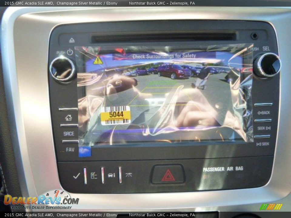 2015 GMC Acadia SLE AWD Champagne Silver Metallic / Ebony Photo #15