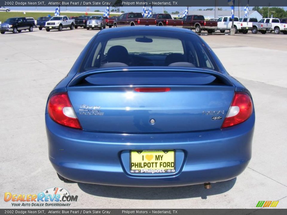 2002 Dodge Neon SXT Atlantic Blue Pearl / Dark Slate Gray Photo #4