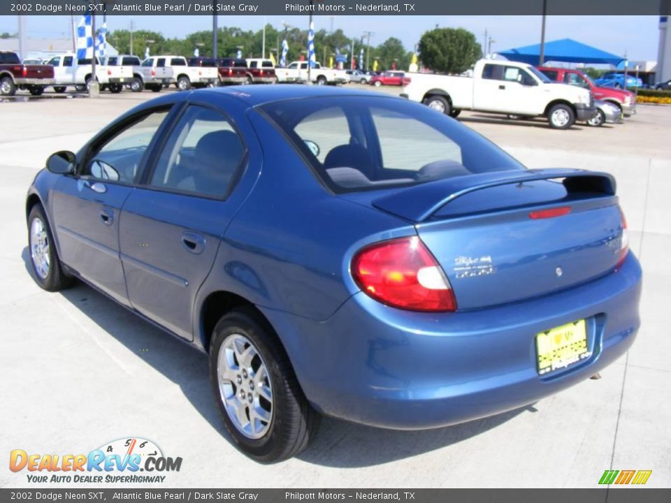 2002 Dodge Neon SXT Atlantic Blue Pearl / Dark Slate Gray Photo #5