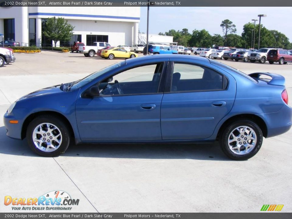 2002 Dodge Neon SXT Atlantic Blue Pearl / Dark Slate Gray Photo #6