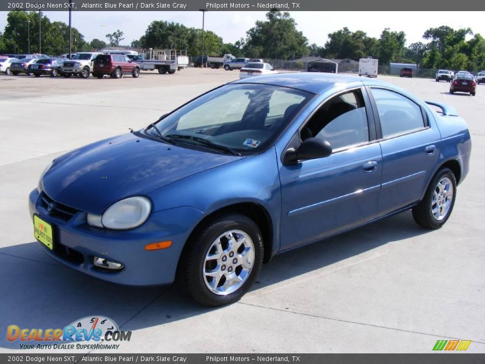 2002 Dodge Neon SXT Atlantic Blue Pearl / Dark Slate Gray Photo #7