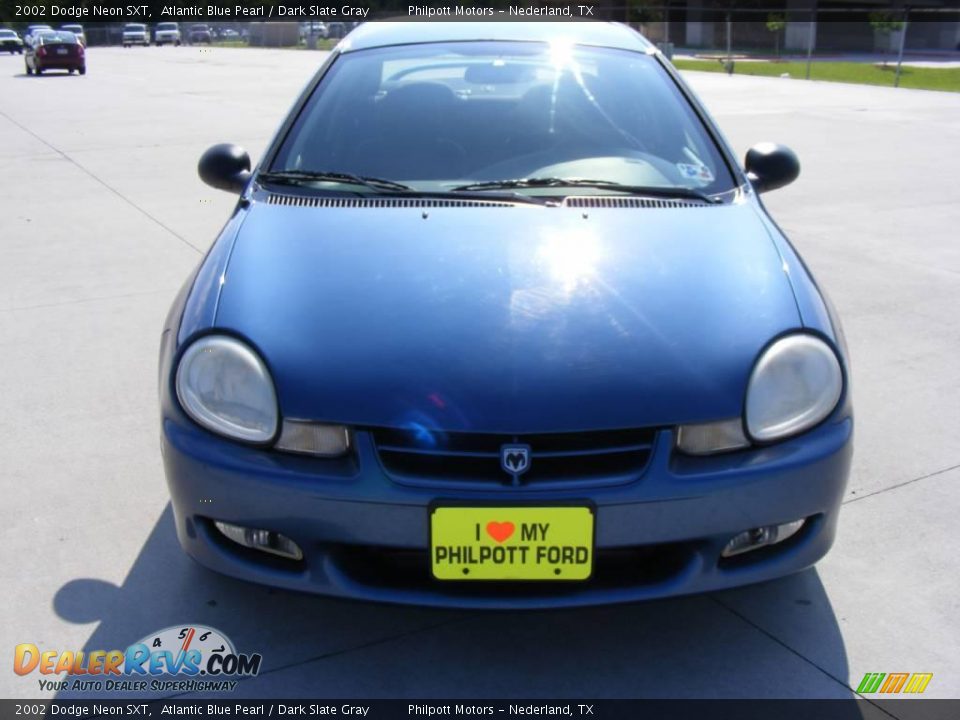 2002 Dodge Neon SXT Atlantic Blue Pearl / Dark Slate Gray Photo #8
