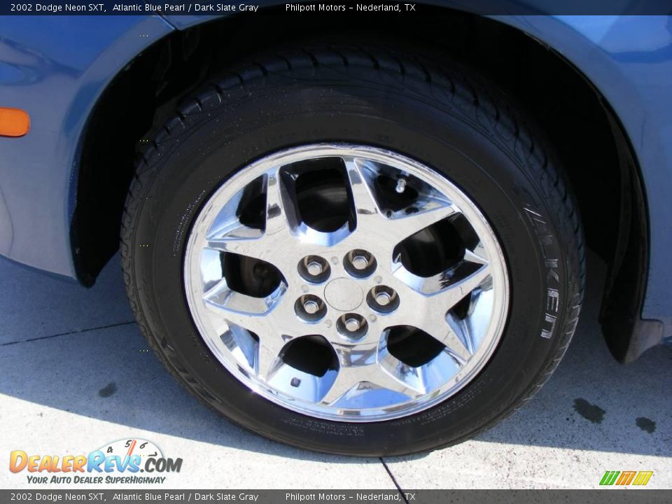 2002 Dodge Neon SXT Atlantic Blue Pearl / Dark Slate Gray Photo #10