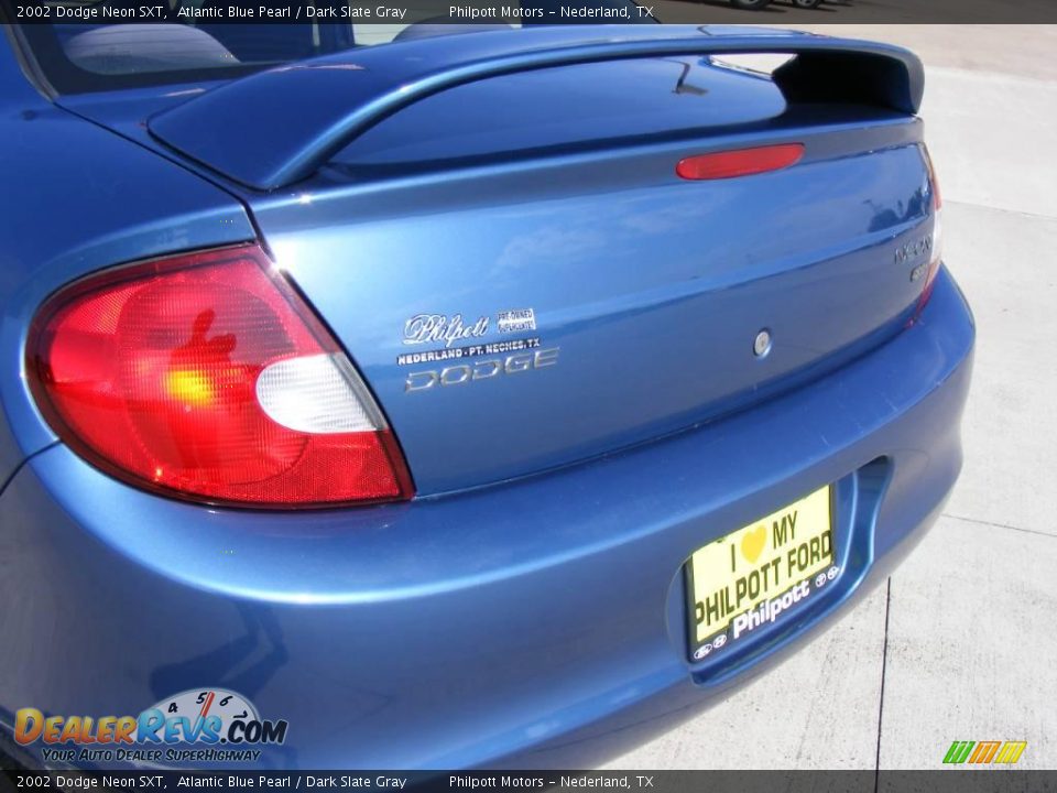 2002 Dodge Neon SXT Atlantic Blue Pearl / Dark Slate Gray Photo #14