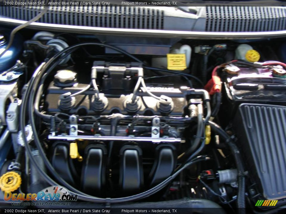 2002 Dodge Neon SXT Atlantic Blue Pearl / Dark Slate Gray Photo #15