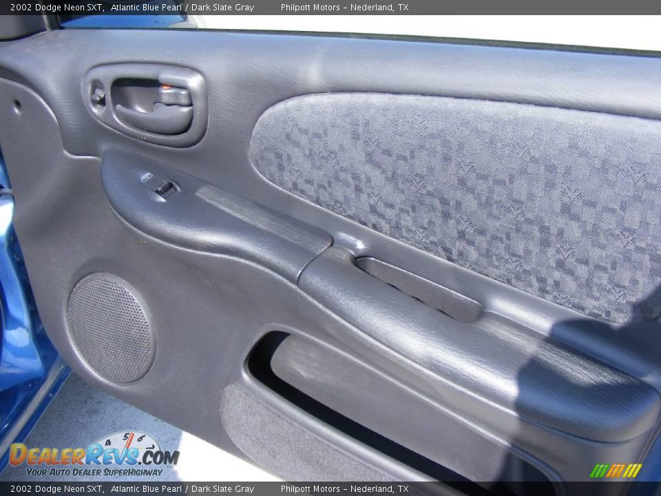 2002 Dodge Neon SXT Atlantic Blue Pearl / Dark Slate Gray Photo #16