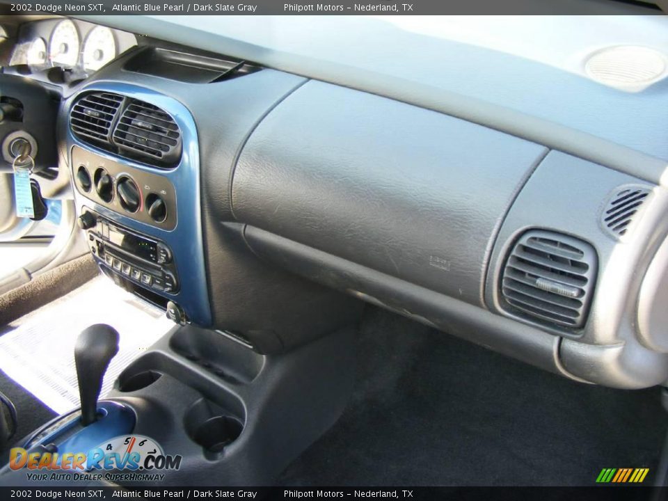 2002 Dodge Neon SXT Atlantic Blue Pearl / Dark Slate Gray Photo #17