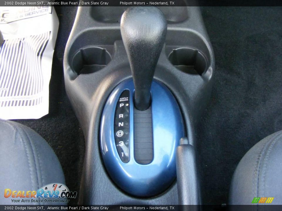 2002 Dodge Neon SXT Atlantic Blue Pearl / Dark Slate Gray Photo #28