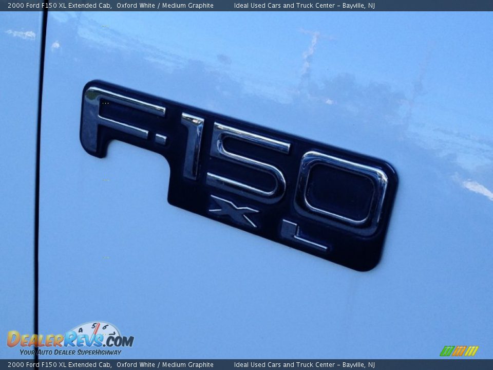 2000 Ford F150 XL Extended Cab Oxford White / Medium Graphite Photo #3