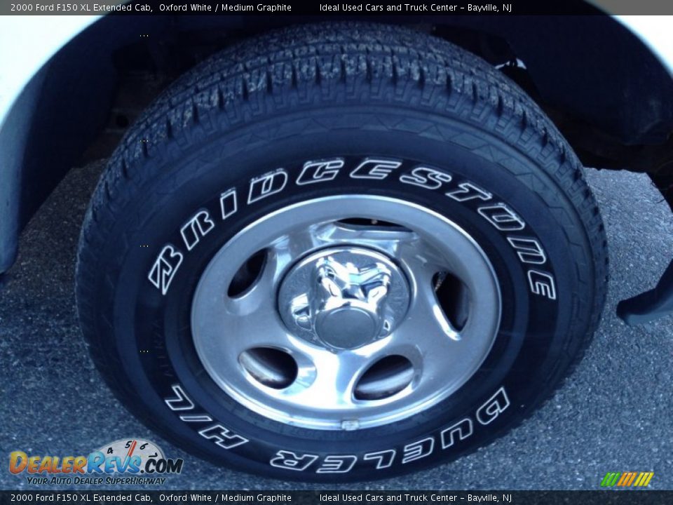2000 Ford F150 XL Extended Cab Oxford White / Medium Graphite Photo #7