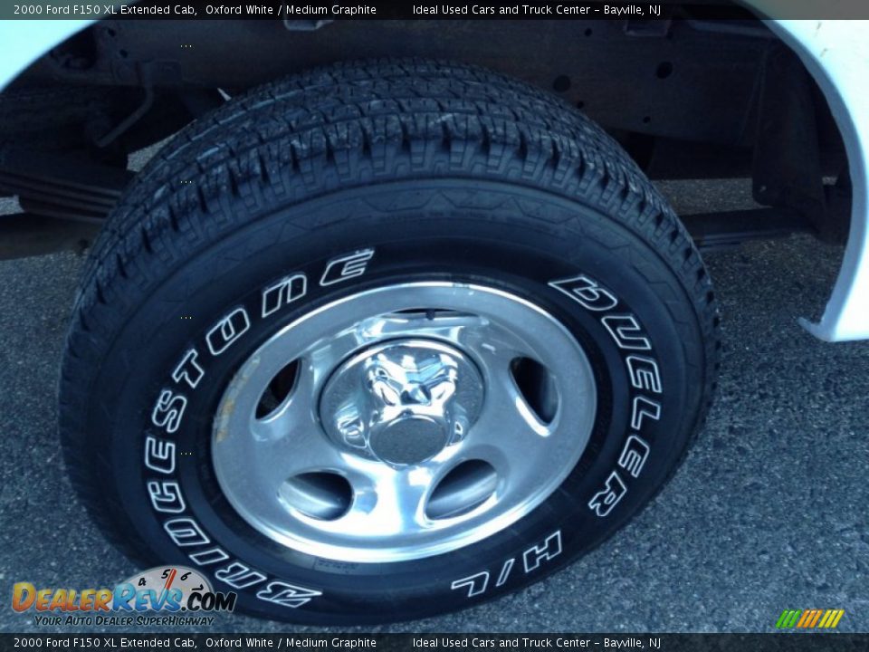 2000 Ford F150 XL Extended Cab Oxford White / Medium Graphite Photo #8