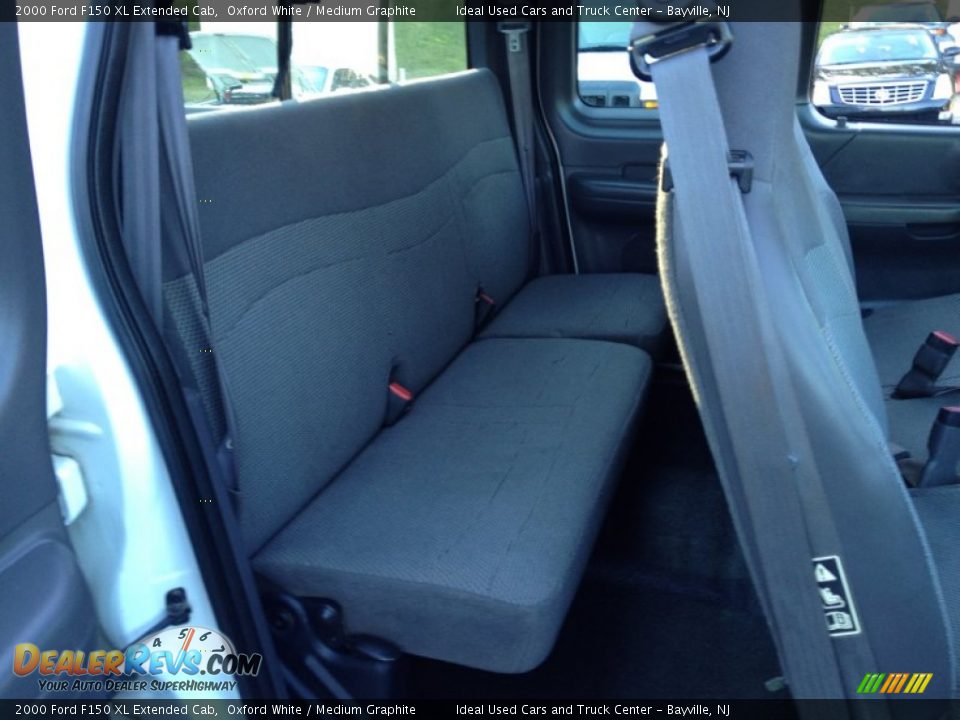 2000 Ford F150 XL Extended Cab Oxford White / Medium Graphite Photo #14