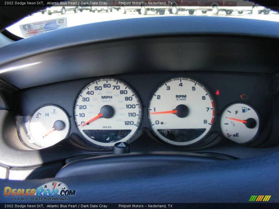 2002 Dodge Neon SXT Atlantic Blue Pearl / Dark Slate Gray Photo #33