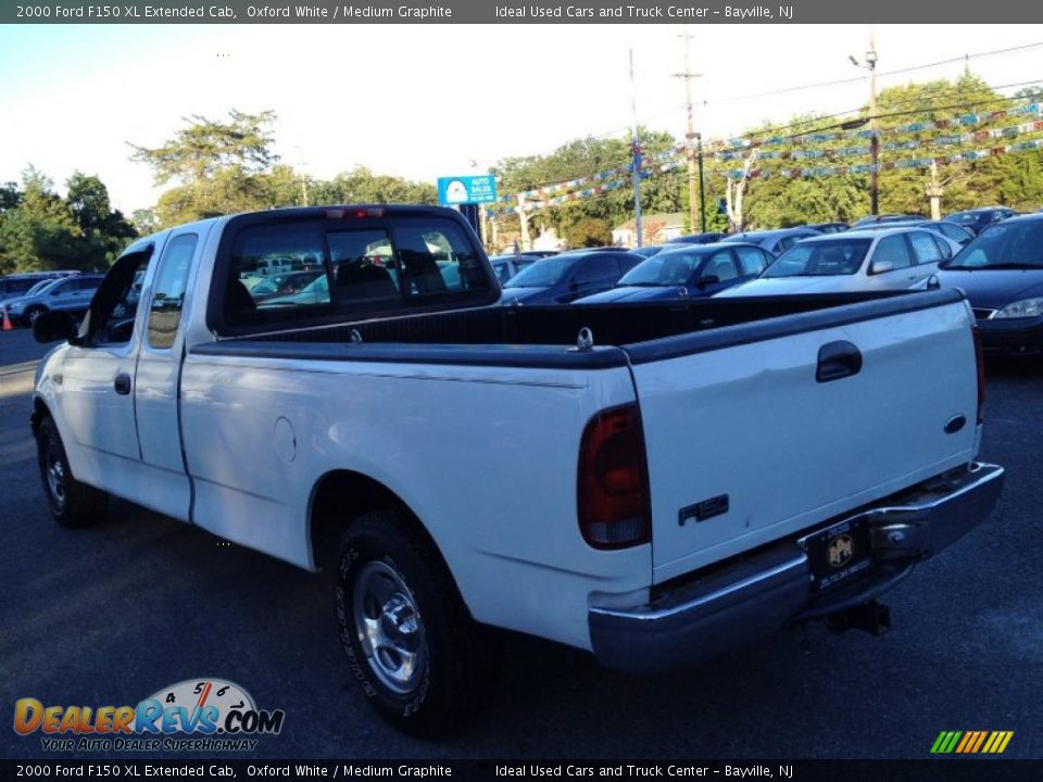 2000 Ford F150 XL Extended Cab Oxford White / Medium Graphite Photo #18