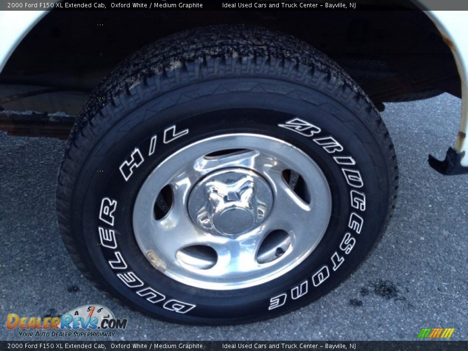 2000 Ford F150 XL Extended Cab Oxford White / Medium Graphite Photo #19